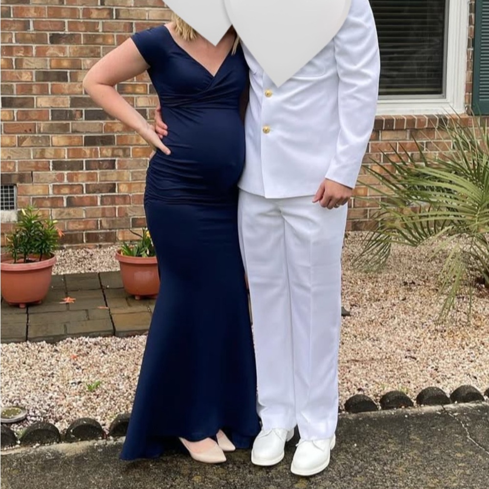 Pink blush Maternity Formal Maxi Dress